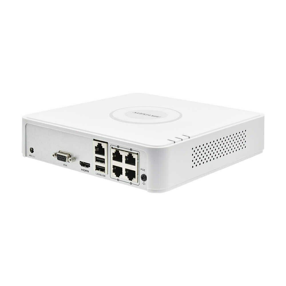 Hikvision DS-7104NI-Q1/4P 4 Channel PoE Network Video Recorder with H.265+ Compression