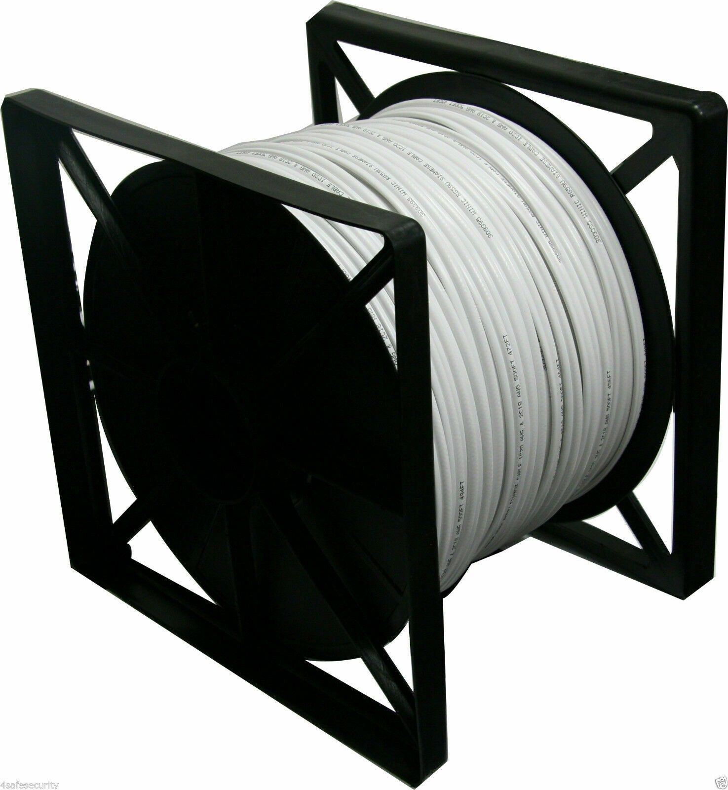 500FT RG-59 CCTV Siamese Cable 18/2AWG Wire WHITE