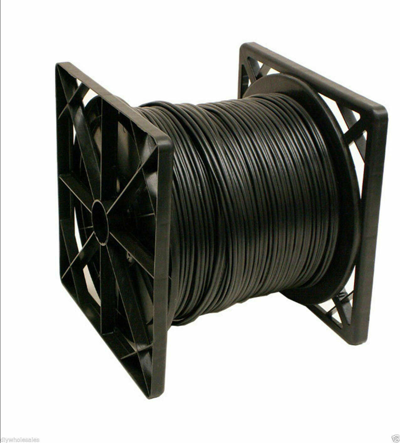 500FT RG-59 CCTV Siamese Cable 18/2AWG Wire WHITE