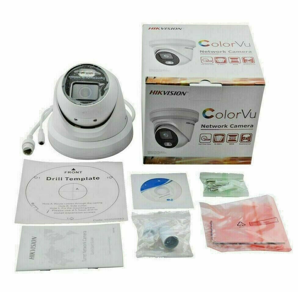 HIKVISION 4K SECURITY SYSTEM 8MP 16CH 4TB 16 CAMERAS 4 MEGAPIXEL COLORVU