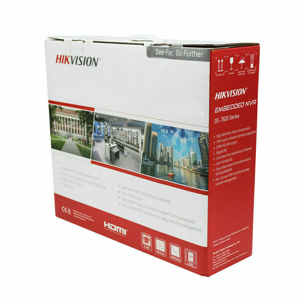 DS-7216HGHI-M1/S Hikvision 2MP 16CH DVR Audio Over Coaxial +2 IP HD 1080p