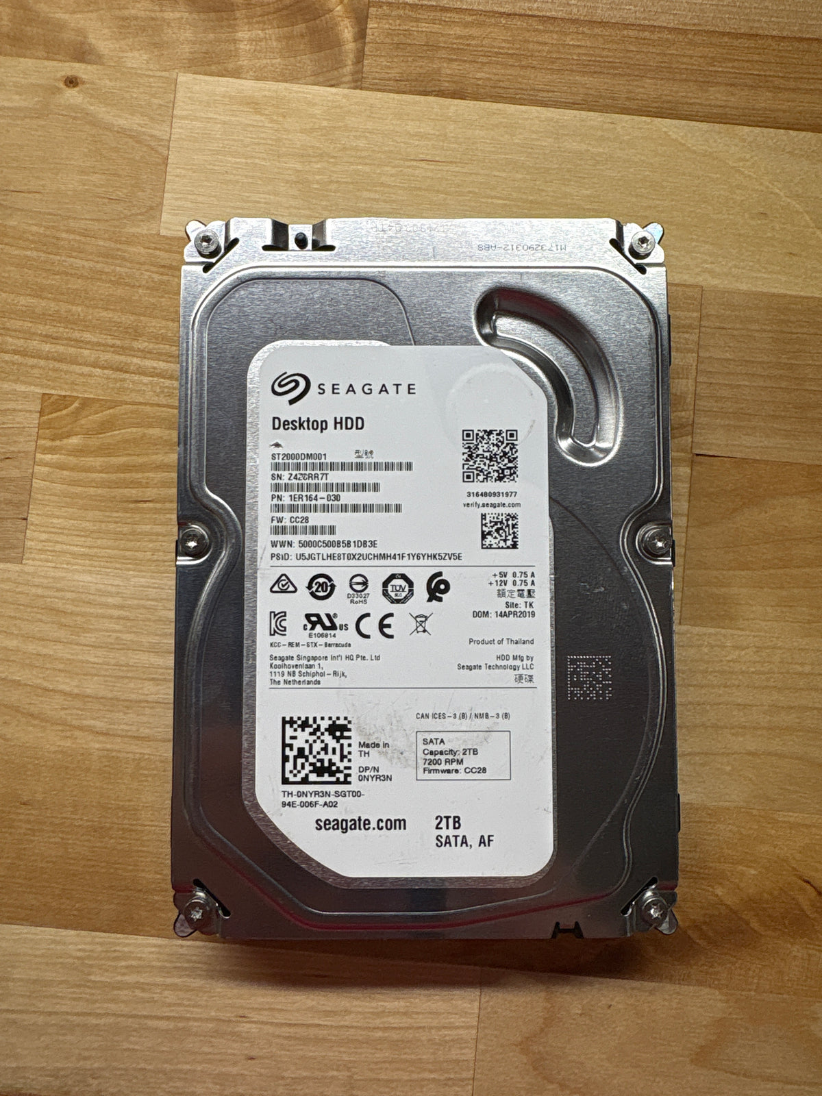 2TB DESKTOP HDD