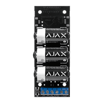 Módulo de transmisor Ajax (9NA) para integrar un detector cableado de terceros