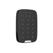 TECLADO TÁCTIL INALÁMBRICO AJAX KEYPAD PLUS COMPATIBLE CON TARJETAS Y LLAVEROS CIFRADOS NEGRO
