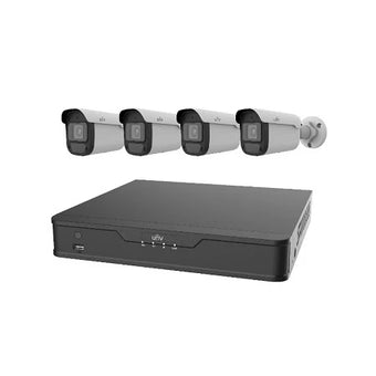 EK-S31P4B44T1-V2 KIT UNIVIEW 4 CANALES TIPO BALA DE 4 MP