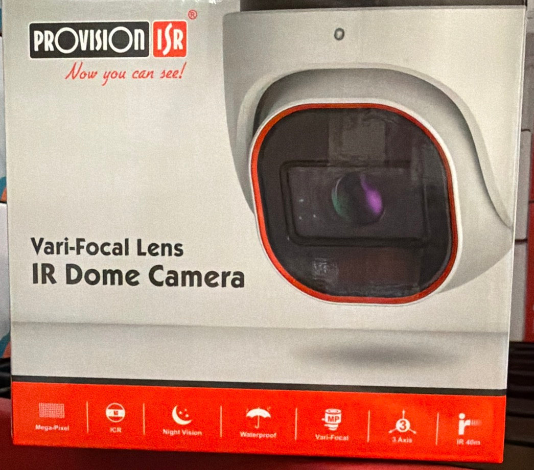 Vari-Focal Lens IR Dome Camera Analog HD Model :DI-350A-VF .Night Vision/Waterproof/3 Axis /IR 40m .5mp