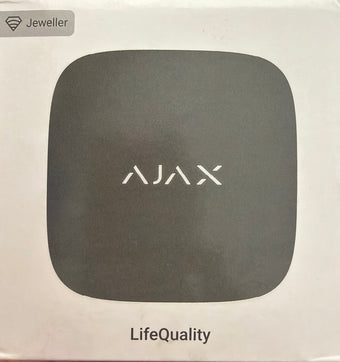 Ajax Smart air quality monitor ,C02,temperature,and humidity sensor.Black.