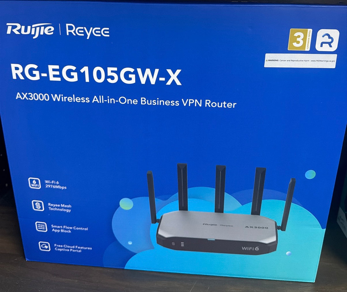 RG- EG105GW-X Wireless All in one Business VPN Router
