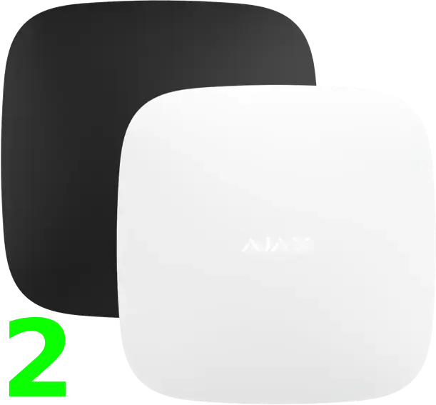 PANEL DE CONTROL DE SEGURIDAD AJAX HUB 2 PLUS /4G/ ETHERNET WIFI CON SOPORTE PARA FOTO VERIFICACIÓN DE ALA