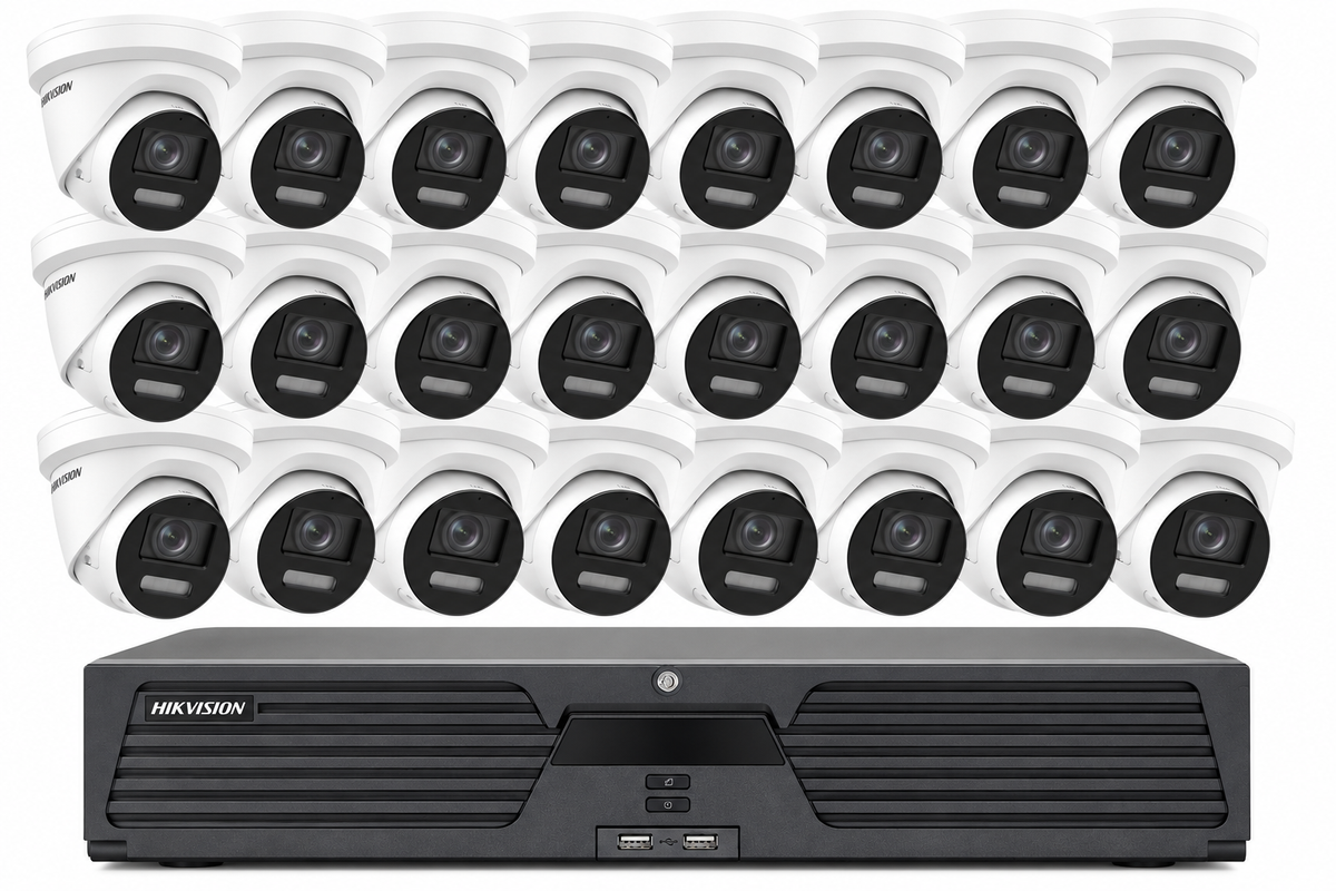HIKVISION 4K 32CH CCTV Camera System 12MP PRO 4K Turret ColorVu DeepinMind NVR