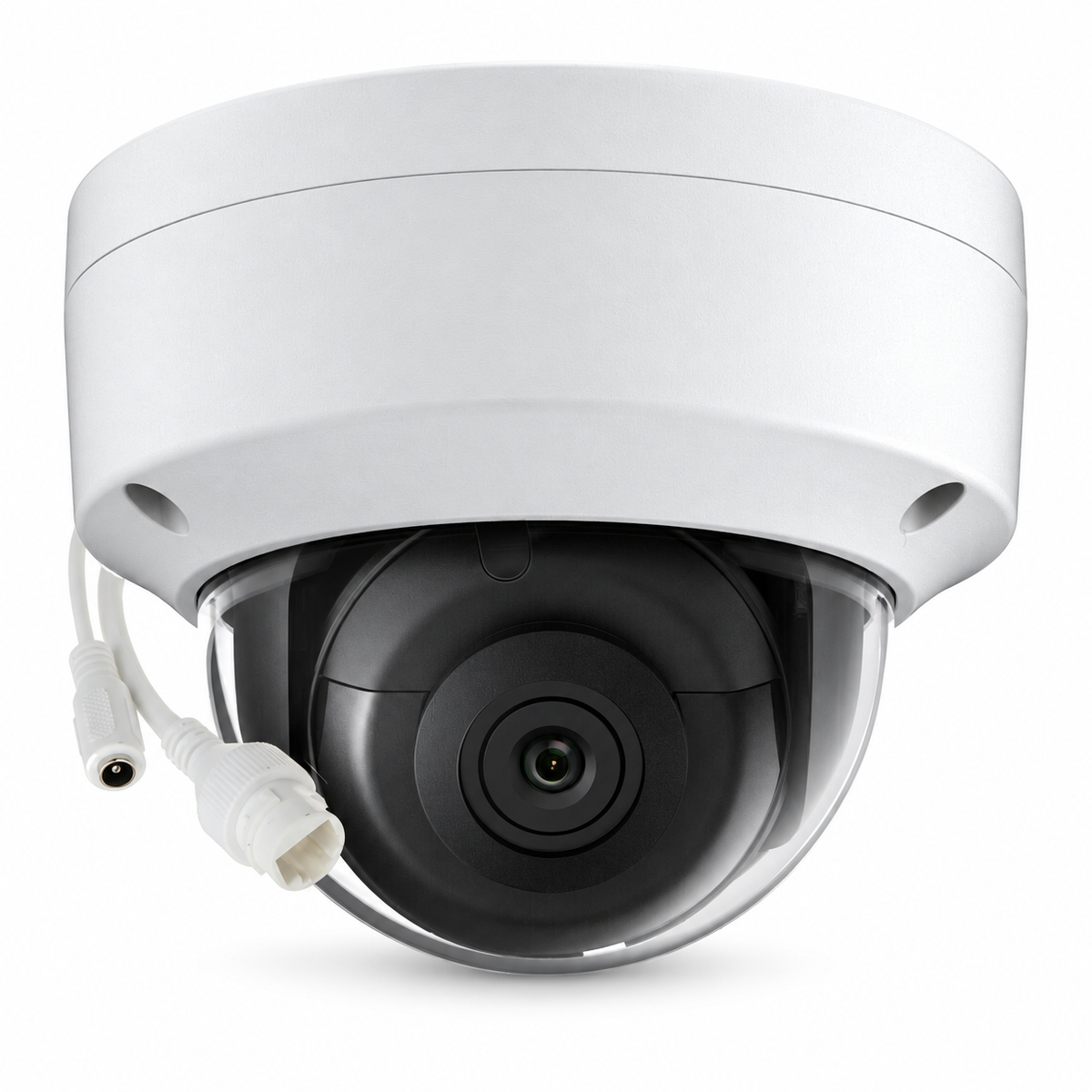 Hikvision 4 Channel 4K 8MP PoE NVR (4)x 4MP IP Dome W audio CCTV Security System