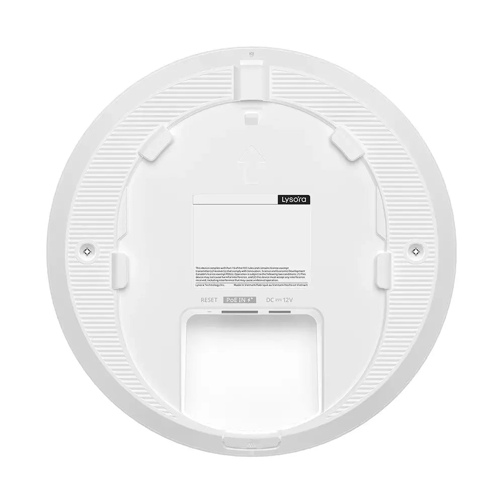 Punto de acceso Lysora L6Lite Wi-Fi 6 AX1800 de montaje en techo con gestión en la nube