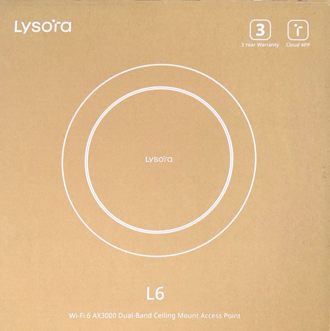 Lysora Ceiling Mounted AP , AX3000 Dual Band Wi-Fi  -L6