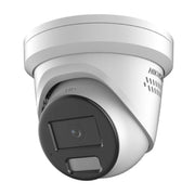 Cámara tipo torreta con luz híbrida inteligente Hikvision DS-2CD2347G2H-LISU/SL de 4 MP ColorVu
