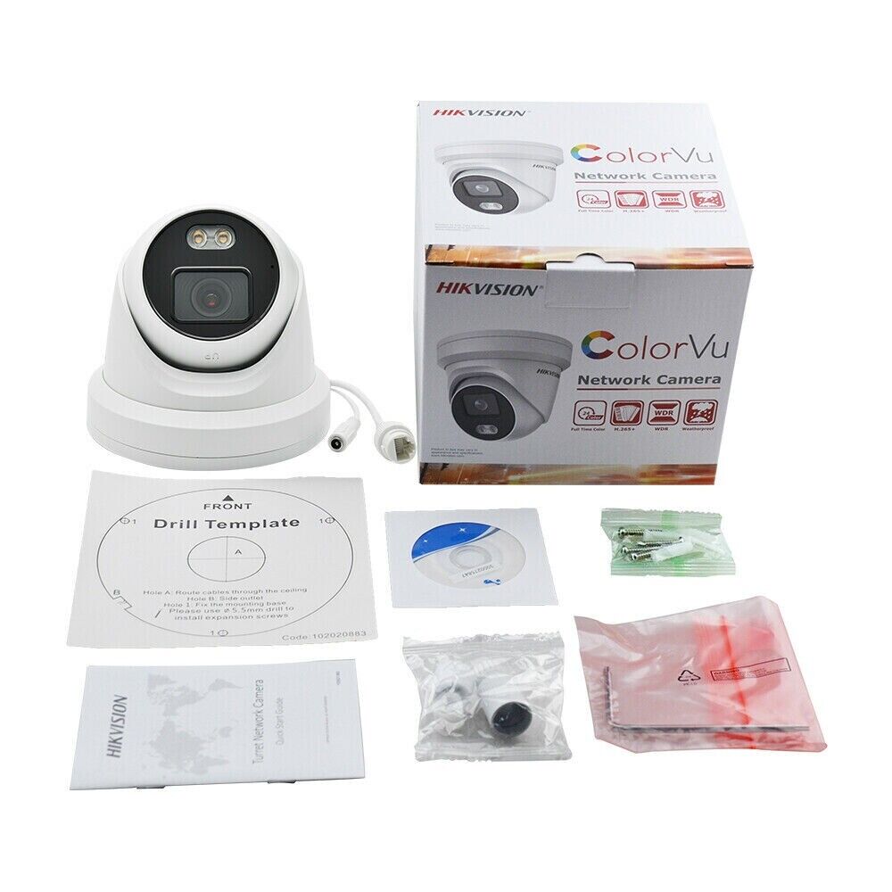 Hikvision 8K 32MP NVR 16CH CCTV Camera System DS-2CD2347G2-LU 4MP Lot