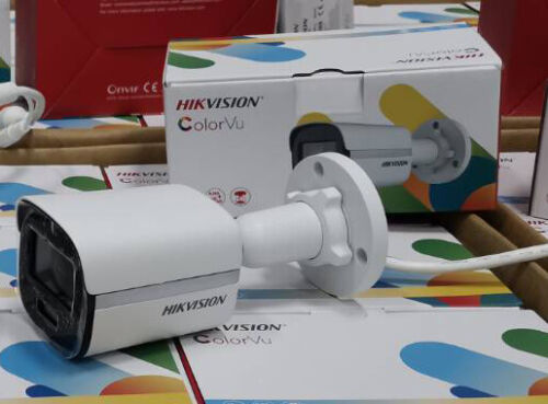 SISTEMA DE SEGURIDAD IP HIKVISION 16 CANALES COLORVU CÁMARA TIPO BALA 2MP DOMO / HDD DS-2CD1027G0-L