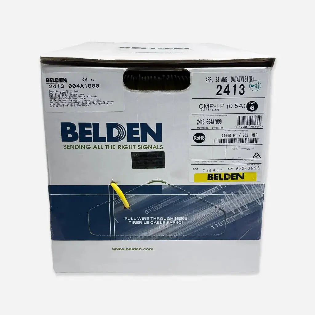 Belden UL Cat6 yellow UTP CMP Ethernet Cable 1000ft. (Copy)
