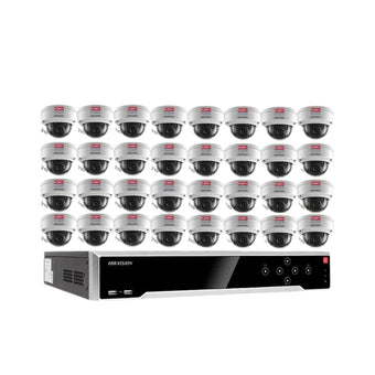 Hikvision 4K 32ch IP PoE Security System 4MP Dome w/ 4 MP resolution