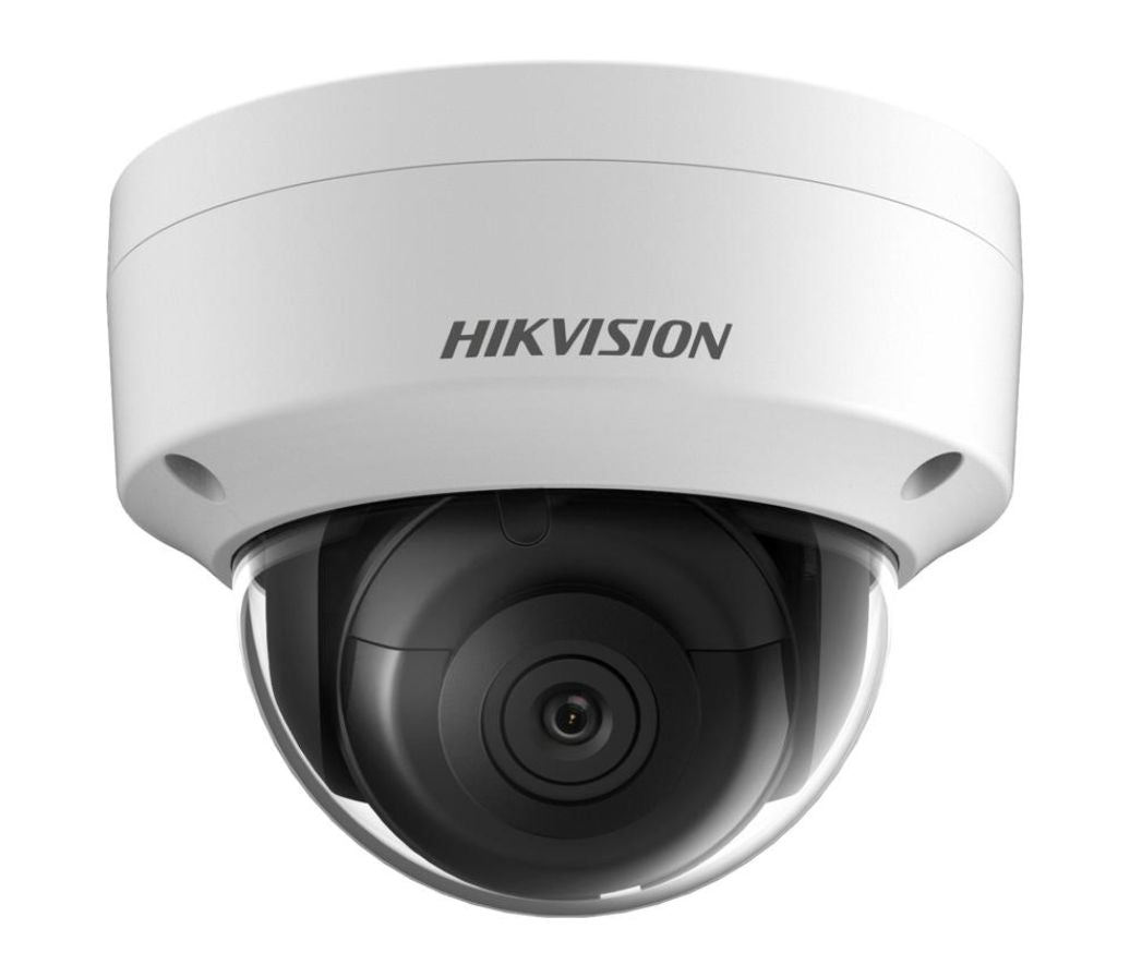 Hikvision 4 Channel 4K 8MP PoE NVR (4)x 4MP IP Dome W audio CCTV Security System