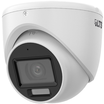 LTS CMHT2122-28LF 2MP Smart Dual-Light Fixed Turret HD-TVI Camera, 2.8mm, 20m IR/White Light, IP67