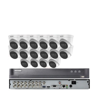 AcuSense Security System KIT 4K-UHD Cameras 5MP Outdoor 4 TB PURPLE HDD