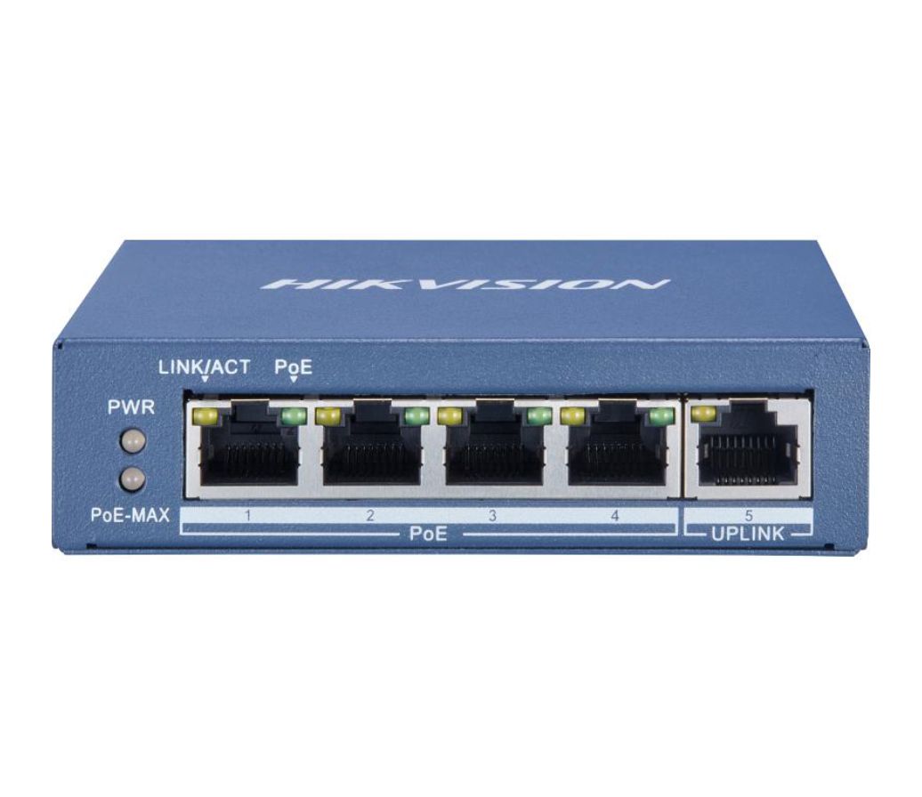 DS-3E0505-P Hikvision IP PoE 4 Port Gigabit Unmanaged Switch