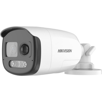 Cámara CCTV Hikvision DS-2CE12DF3T-PIRXOS con audio 2 MP ColorVu PIR Sirena