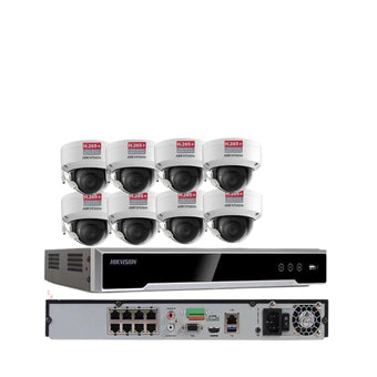 HIKVISION 4K security System CCTV Dome 8MP IP Camera IK10 DS-2CD2183G0-I lot