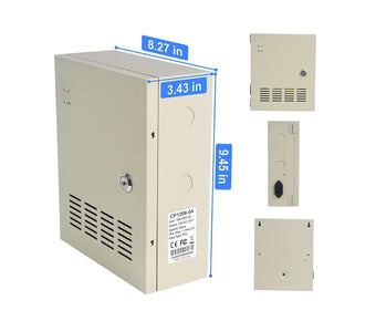 9 CH Power Supply CCTV Camera Port 12V 5A DC+ Pigtail Auto Reset CP1209-5A