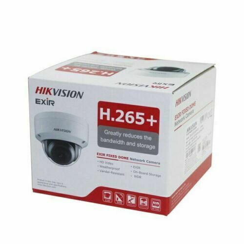 Hikvision DS-2CD1143G0-I 4MP IP Dome Camera PoE IK10 IP67 IR WDR H.265+