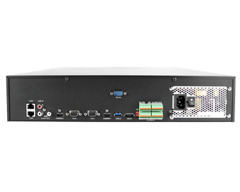 Hikvision NVR de 32 CANALES DS-9632NI-I8 RESOLUCIÓN HASTA 12MP 8 SATA LÍNEA PRO
