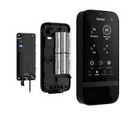 AJAX KEYPAD TOUCHSCREEN JEWELLER - HUB 2*PLUS*HYBRID*REX2 BLUETOOTH/ TAGS/CARDS/CODES TAMPER BLACK COLOR