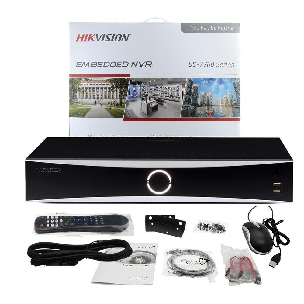 HIKVISION 32CH 4K 32MP SECURITY CAMERA SYSTEM TURRET COLORVU 4MP BUILT IN AUDIO