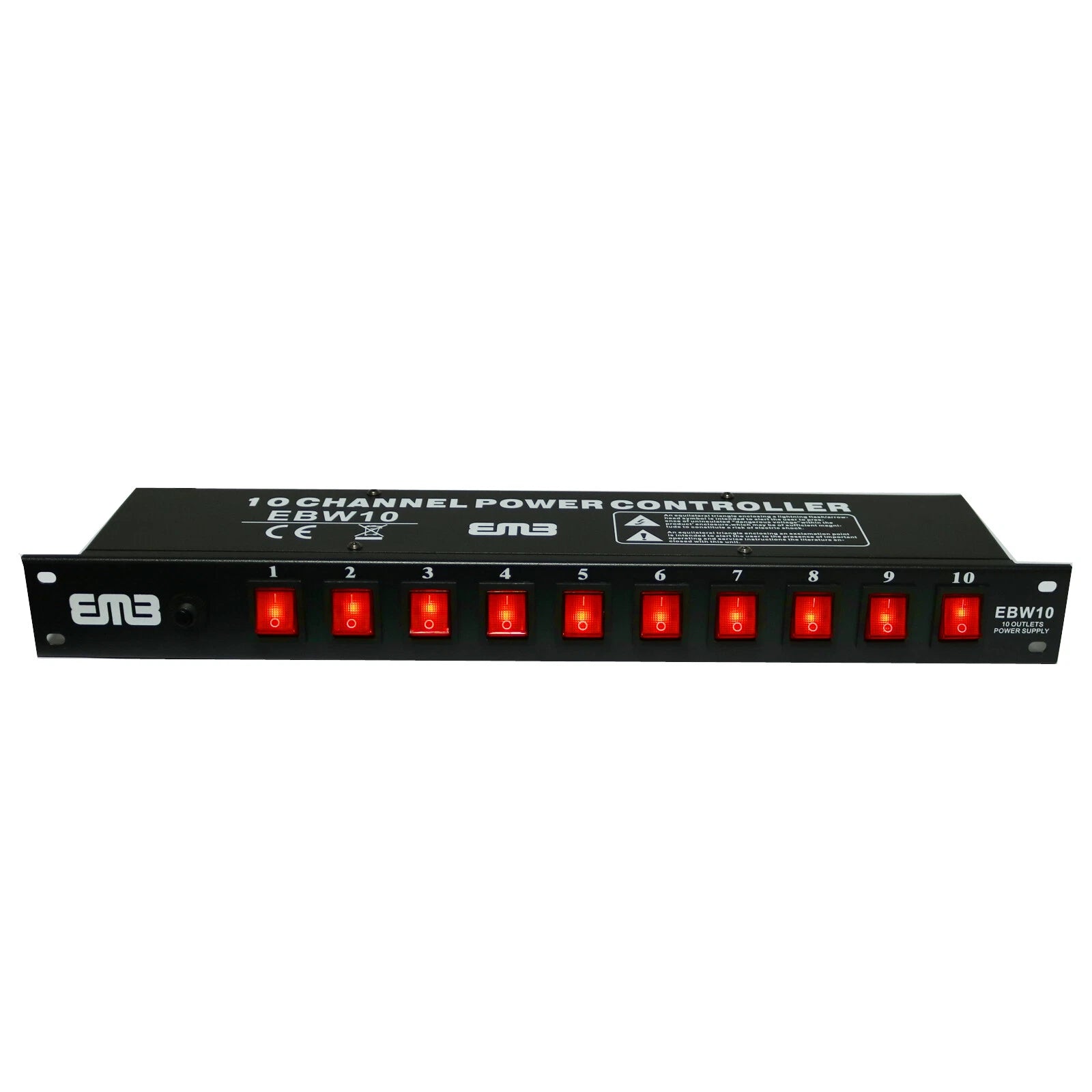 EMB EBW8 8 Outlet Rack Mount Power Supply AC 110V/220V