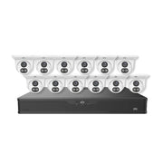 UNV EK-BQ2P16UDLT412T4, IP Kit 16ch NVR, 12pcs Turret 4MP Color Hunter, 4TB HD