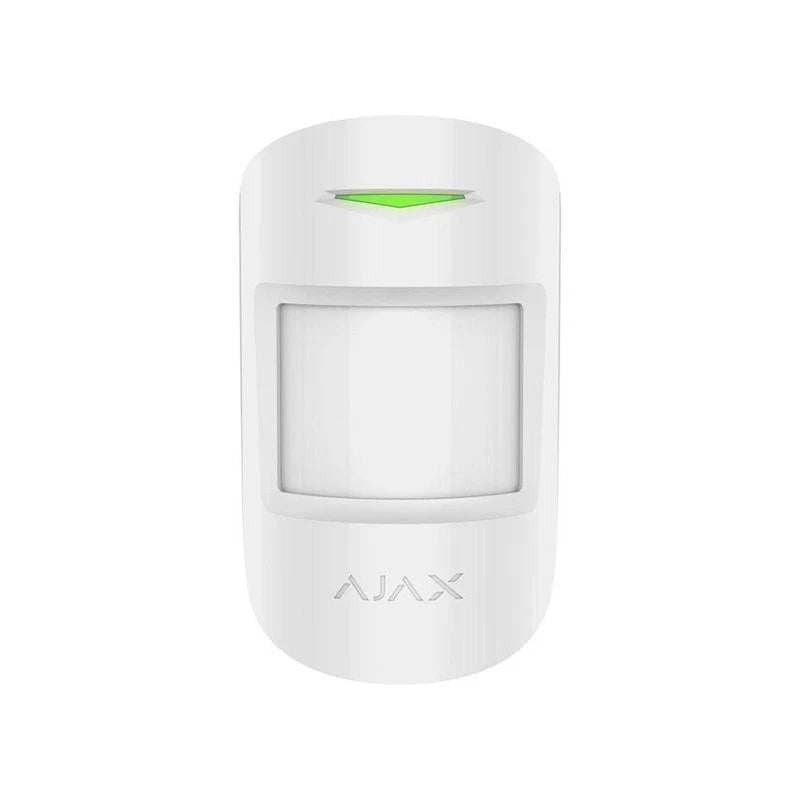 AJAX MOTIONPROTECTPLUS WHITE WIRELESS MOTION DETECTOR WITH MICROWAVE SENSOR