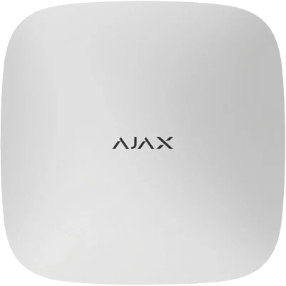 AJAX REX2  RADIO SIGNAL REPEATER WITH SUPPORT FOR PHOTO VERIFICATION COLOR WHITE
