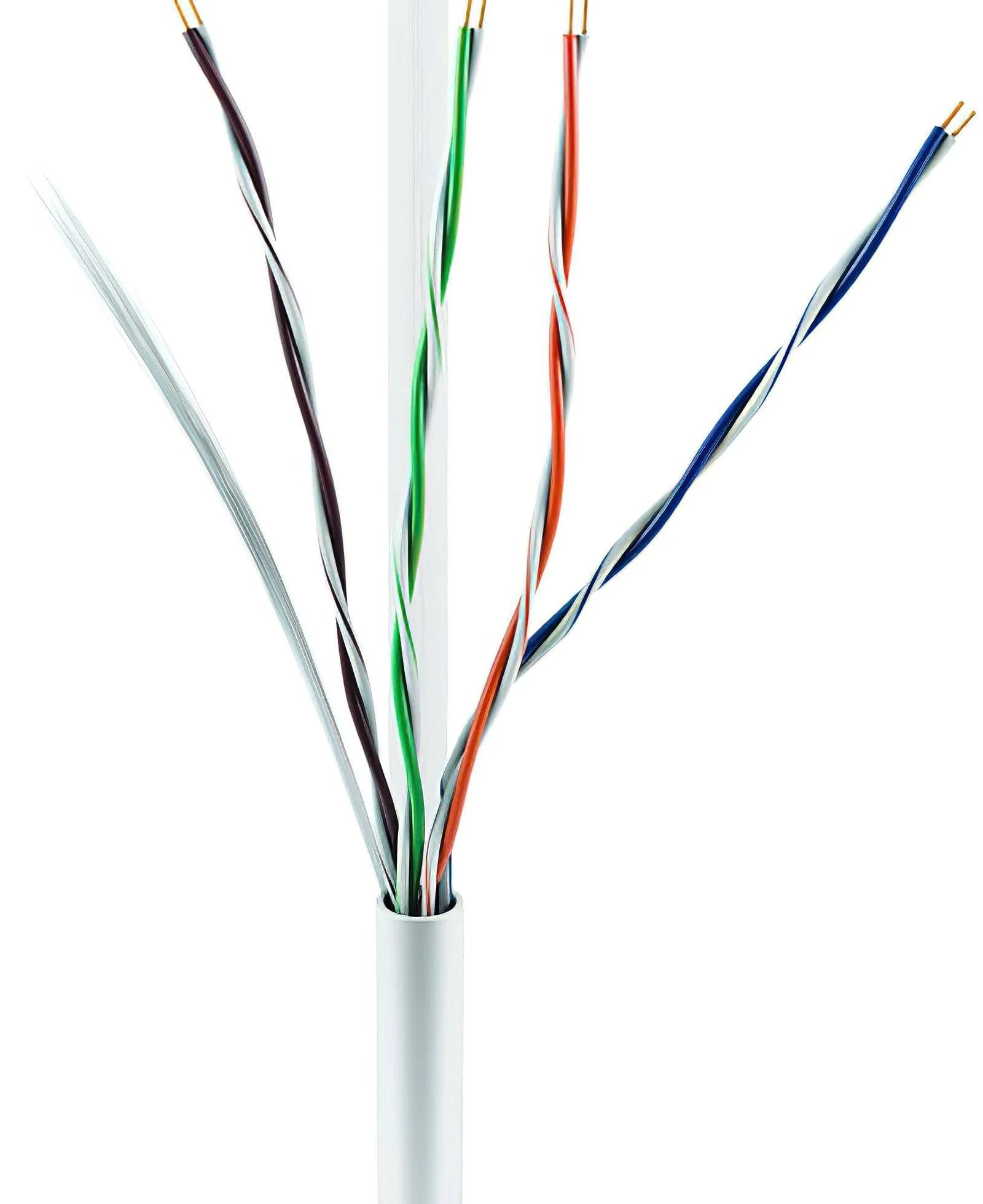 ADI PRO 0E-CAT6RWHP Cat6+ 23AWG Riser Cable 1000ft ‒ UL/ETL 550-600MHz White Reel