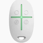 28313.04.WH3 AJAX SPACE CONTROL WHITE FOUR-BUTTON REMOTE CONTROL WITH COMMAND DELIVERY INDICATION