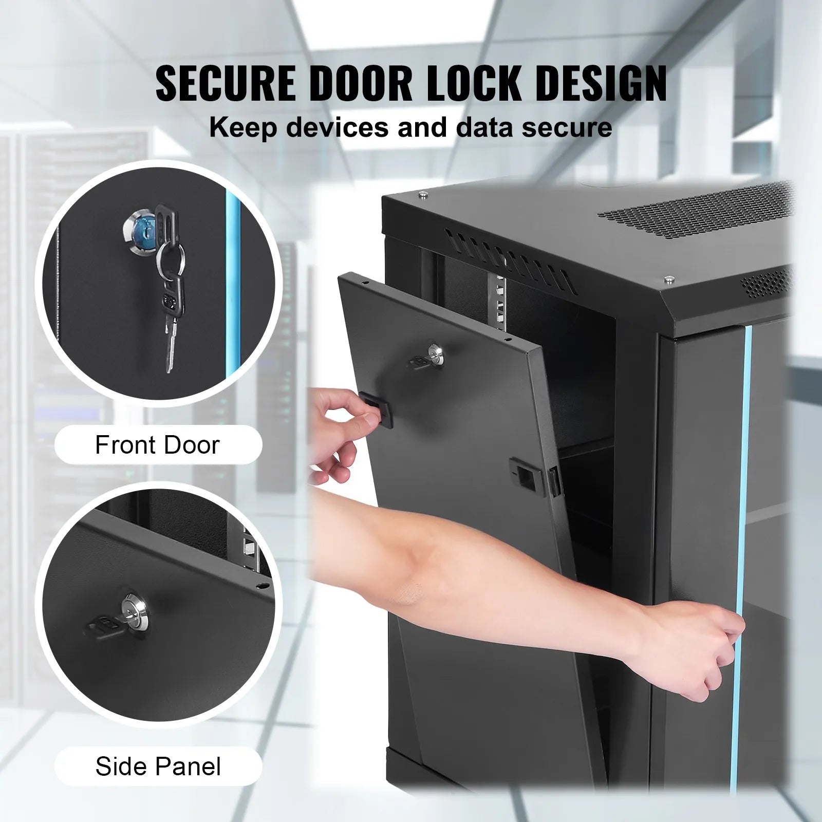 DINOTECH SERVER RACK BOX 18U WALL MOUNTING